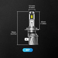 Novsight N68 2 pcs LED ไฟหน้ารถ 60W 15000LM 6500K แสงสีขาว H4 H7 H11 HB3/9005 HB4/9006 ปลั๊กโดยตรง ห