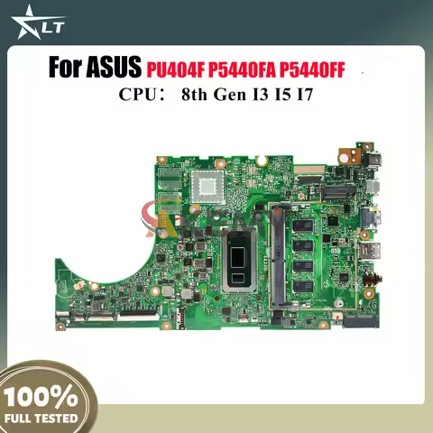 P5440FA Laptop Motherboard For ASUS ProArt P5440FA PU404F P5440F P5440FF Notebook Mainboard With I3 