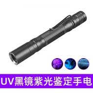 Cross-Border365nm UV Flashlight Fluorescent Agent Detection uv Currency Detector Light Scorpion AA 5
