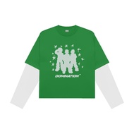 Dominate Labs Double Layer Boxy 24s Long Sleeve Miles Green