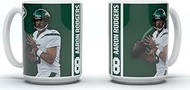 Aaron Rodgers Motion New York Jets NFL Mug 450 ml