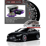 CeraMax Carbon Toyota Mark X GRX120 GRX130 Lexus IS250 13' Crown Caldina MG2321R Front Brake Pad