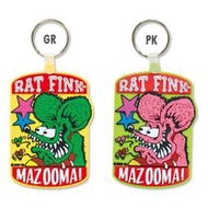 (I LOVE樂多)Rat Fink MAZOOMA Key RF 老鼠芬克鑰匙圈共兩種顏色供您挑選