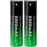 18650 Rechargeable Battery 9900mAh High Capacity 3.7Volt Li-ion Batteries for Led Flashlight Headlam