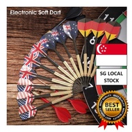 [SG FREE 🚚] 12Pcs Lightweight Electronic Darts Recreational Sports Practical Multiple Darts Set with