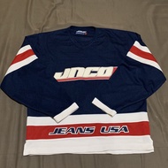 Vintage JNCO Sports USA Jeans Hockey Jersey 85