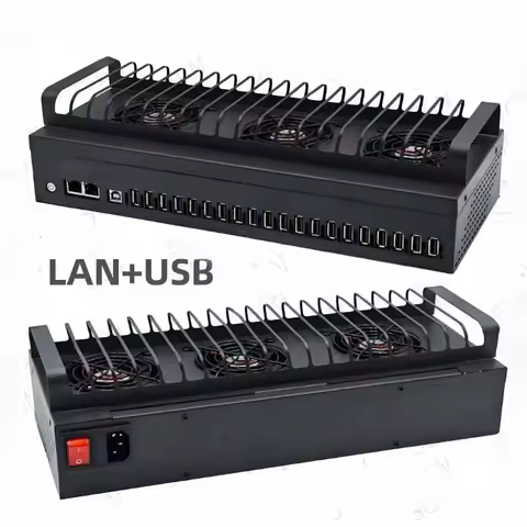 20 port box mobile phone farm USB hub Android main board control box OTG batch synchronization contr