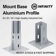Mount Base for Aluminium Profile 3030 & 4040 (European Standard)