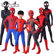 WGBIron Spider Cosplay Amazing Spider-boy Man Halloween Costume Peter Parker Zentai Suit Superhero Bodysuit For Kids Adult