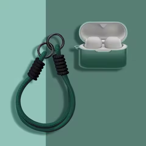 Fashion Rope Silicone Earbuds Case Shockproof Cover For Sony WF-1000XM6 Wireless Headphones Bags