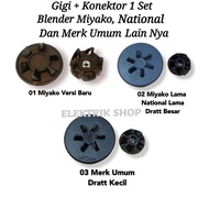 GIGI + KONEKTOR 1 SET UNTUK BLENDER MIYAKO BARU MIYAKO LAMA NATIONAL LAMA PANASONIC LAMA NATIONAL VI