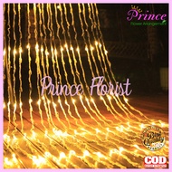 Waterfall Lighting Lampu Air Terjun LED 3x3 Meter Lampu Tirai Hujan/dekorasi pernikahan pelaminan