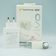 Vivo Type C 66W Flash Charger V23 V21 V27 T1 5G Original 100%