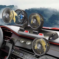 🌬️ F4310 Triple-Head High-Power Car Dashboard Fan – 360° Multi-Angle Cooling with Dual Speed Control