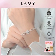 Lắc tay bạc LAMY Lucky Four Leaf Bracelet Silver 2217