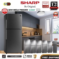 [FREE SHIPPING] SHARP Inverter 280/320/380/410/440L Refrigerator Rating 5 Star Fridge Peti Sejuk INV