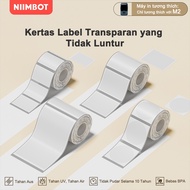 NIIMBOT M2 Transparent Label Sticker, Waterproof, Long-Term Storage Without Fade