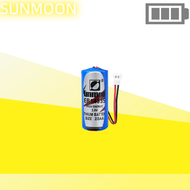 SUNMOON ER14335 battery 2/3AA 3.6V PLC Battery Detector Smoke Alarm original lithium battery
