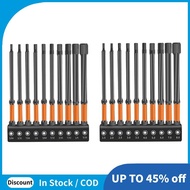 Impact Hex Heads Hex Key Bit Set (Metric & SAE),1/4inch Hex Shank Hex Drill Bit Set,Magnetic CNC Mac