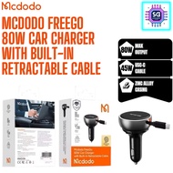 Mcdodo FreeGo 80W Car Charger With Built-in Retractable Cable