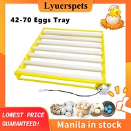 Incubator Egg Turner Tray with Motor Automatic Egg Tray for chicken duck Incubator 42-70 Capacity