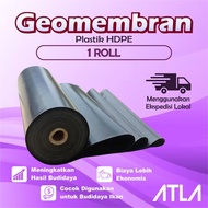 EKSPEDISI LOKAL Plastik HDPE Geomembran Hitam Roll Geomembrane Terpal