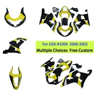 Big Sale GSXR1000 Fairing kit for GSXR 1000 2000 2001 2002 GSXR-1000 00 01 02 Motorcycle ABS Plastic