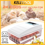 Automatic Egg Turner 24 Eggs 220V Egg Incubator Intelligent Automatic Small Incubator with Water Bottle 孵蛋器