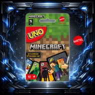 [Direct from Japan] UNO Minecraft Card Game Special Rule 112 Cards 2-10 Players FPD61
