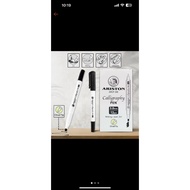 Ariston Calligraphy Pen Twin Head Marker Pen Black 1.0mm&2.0mm&3.0mm