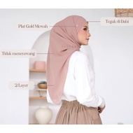 KERUDUNG SEGI EMPAT ELEYAS PARIS JAPAN NAPOCUT BY SY OFFICIAL