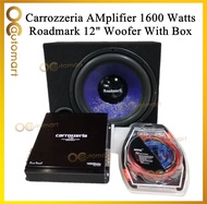 Carrozzerria Roadmark Amplifier Woofer Set With Woofer Box 2 Channel Amp And 12" Woofer