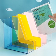 Acrylic Magazine File Holders Documents Box Organizer Rack Table Storage File Organizer for office f