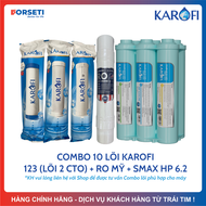 Trọn Bộ 10 Lõi Lọc Nước Dành Cho Máy KAROFI KAQ-U95 KAQ-U05 KAQ-O06 KAQ-O07 KAD-D52 KAD-D952 KAD-F10