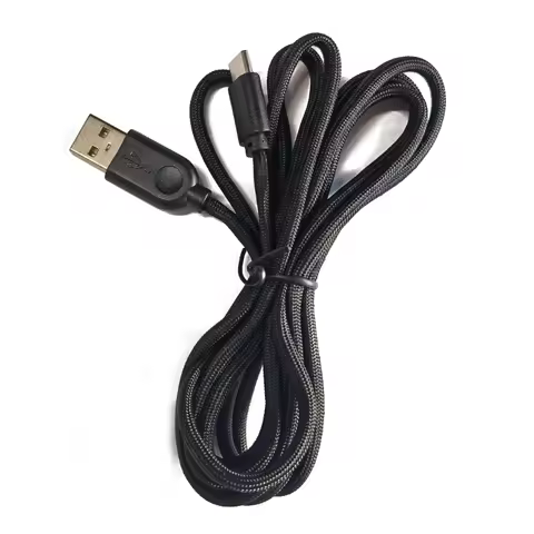 1.8-2M Type-C Mouse Cable Soft Nylon Gaming Mouse Wire Suitable For Ninjutso for IO1.1 3395 Mouse Du