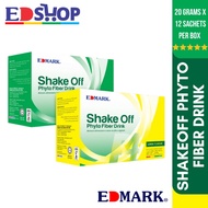 Edmark Shake Off Phyto Fiber Drink | Constipation, Indigestion Colon Cleansing Detox 20g x 12 Sachet