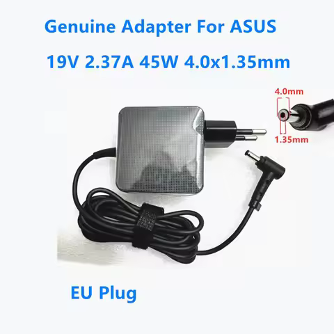 Genuine 19.0V 2.37A 45.0W 4.0x1.35mm ADP-45BW Z AD2108020 W19-045N3B W16-045N3B Power Supply AC Adap