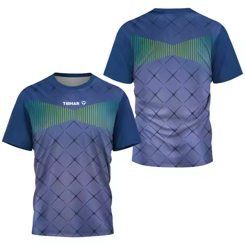 Felix Lebrun 3D Print Sports Quick-dry Breathable Table Tennis T-shirt Outdoor Street Team Training 