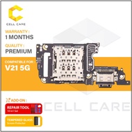 Charging Board USB Port Flex Cable Ribbon Compatible VIVO V21 5G