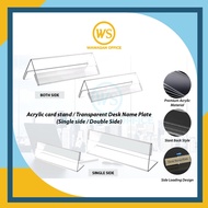 Acrylic Display Stand / Acrylic Stand Display / Label Stand / Card Stand / Acrylic Name Plate