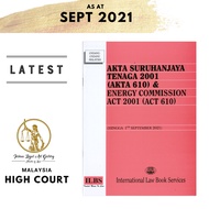 Akta Suruhanjaya Tenaga 2001 (Akta 610)  & Energy Commission Act 2001 (Act 610) [Hingga 01Hb Septemb