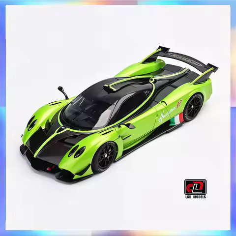 New LCD 1/18 Pagani Huayra R Car Model Full Open Alloy Diecast Limitied Model with Stickers Room Orn