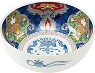 Yamashita Crafts 45026770 Medium Bowl, Koimari Plant Crest φ8.3 x H3.7 inches (21 x 9.4 cm), Arita W