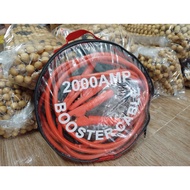 2000AMP copper core car truck battery jumper wire, 4 meters long, used for 6V 12V 24V engines (with 