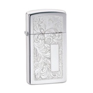 【ZIPPO官方旗艦店】 威尼斯銀(窄版)防風打火機 1652