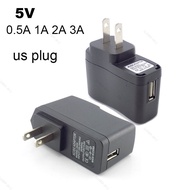 USB Adapter 5V 1A/1000mA Compatible 5V 0.5A/500mA 2A 3ACharger US Plug Converter Adapter  MY16B2