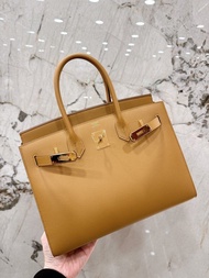 Hermes Birkin 30 2S 芝麻色 外縫 GHW / Epsom / Z Stamp New   
