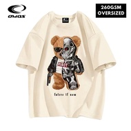 OMOS 260GSM Oversized T-Shirt  Bear
