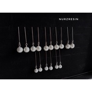 Custom Earring : Pin Needle Earring Hijab 10mm