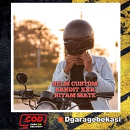 CUSTOM BANDIT helmet XXR cc helmet Hlem vintage classic retro Cakil Cargloss Hbc ghostbone Moto3 Caf